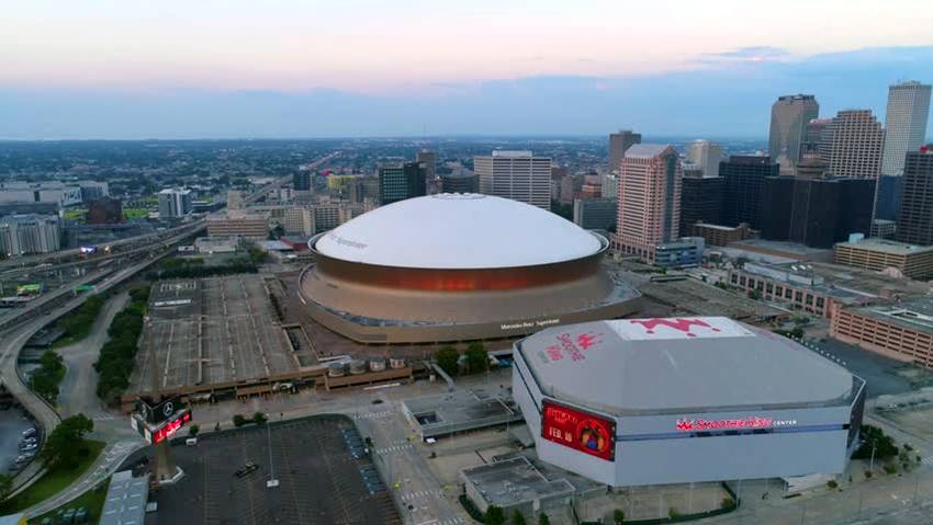 Superdome and Smoothie King Center
