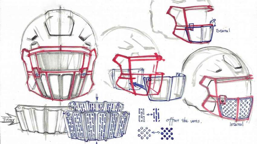 NFL Mouth Guard sketch