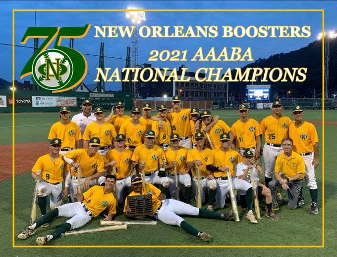 Boosters 2021 AAABA champions