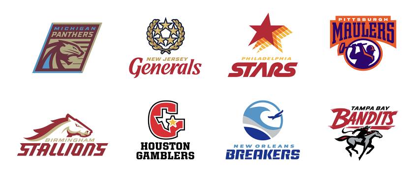 2021 USFL team logos
