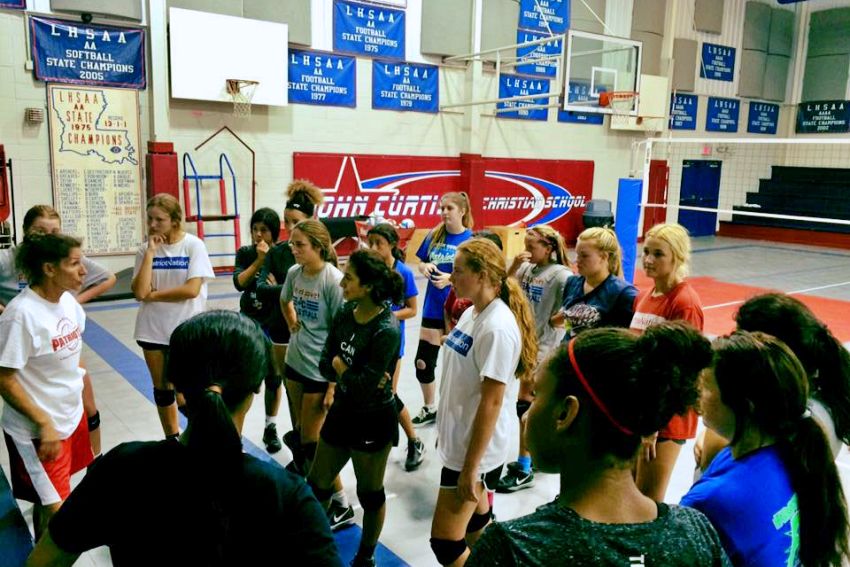 John Curtis Volleyball with Juli Hartley